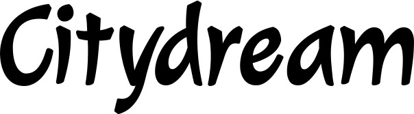 Vorschau des Bootsnamens "Citydream" als Schriftzug für "Bootsbeschriftung Klassisch 72"