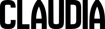 Vorschau des Bootsnamens "Claudia" als Schriftzug für "Bootsbeschriftung Neu 58"