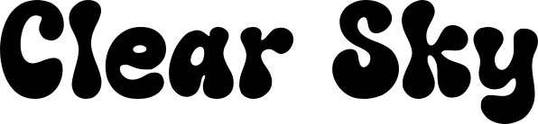 Vorschau des Bootsnamens "Clear Sky" als Schriftzug für "Style Neu 62"