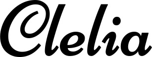 Vorschau des Bootsnamens "Clelia" als Schriftzug für "Bootsbeschriftung Klassisch 84"
