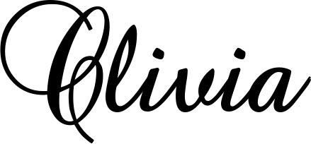 Vorschau des Bootsnamens "Clivia" als Schriftzug für "Bootsbeschriftung Klassisch 02-A"