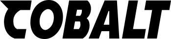 Vorschau des Bootsnamens "Cobalt" als Schriftzug für "Bootsbeschriftung Neu 15"