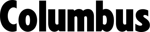 Vorschau des Bootsnamens "Columbus" als Schriftzug für "Bootsbeschriftung Fett 24"