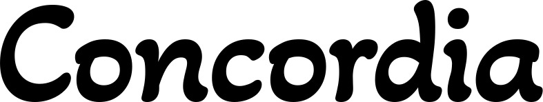 Vorschau des Bootsnamens "Concordia" als Schriftzug für "Bootsbeschriftung Klassisch 103"