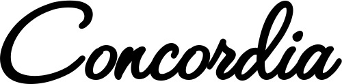 Vorschau des Bootsnamens "Concordia" als Schriftzug für "Bootsbeschriftung Klassisch 111"