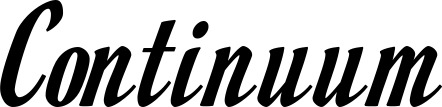 Vorschau des Bootsnamens "Continuum" als Schriftzug für "Bootsbeschriftung Klassisch 93"