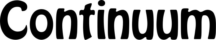Vorschau des Bootsnamens "Continuum" als Schriftzug für "Bootsbeschriftung Fett 01"