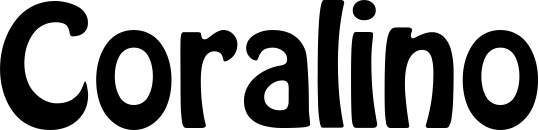 Vorschau des Bootsnamens "Coralino" als Schriftzug für "Bootsbeschriftung Fett 01"