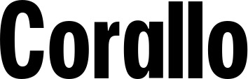 Vorschau des Bootsnamens "Corallo" als Schriftzug für "Bootsbeschriftung Fett 25"