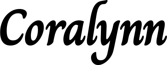 Vorschau des Bootsnamens "Coralynn" als Schriftzug für "Bootsbeschriftung Klassisch 51"