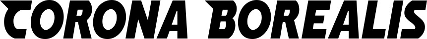 Vorschau des Bootsnamens "Corona Borealis" als Schriftzug für "Bootsbeschriftung Neu 15"