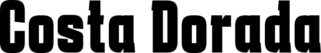 Vorschau des Bootsnamens "Costa Dorada" als Schriftzug für "Bootsbeschriftung Fett 41"
