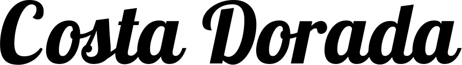 Vorschau des Bootsnamens "Costa Dorada" als Schriftzug für "Bootsbeschriftung Neu 60"