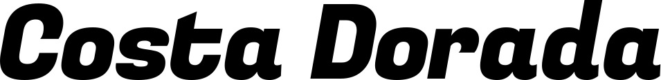 Vorschau des Bootsnamens "Costa Dorada" als Schriftzug für "Bootsbeschriftung Kursiv 04"