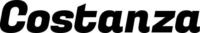 Vorschau des Bootsnamens "Costanza" als Schriftzug für "Bootsbeschriftung Kursiv 04"