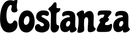 Vorschau des Bootsnamens "Costanza" als Schriftzug für "Bootsbeschriftung Klassisch 53"