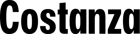 Vorschau des Bootsnamens "Costanza" als Schriftzug für "Bootsbeschriftung Fett 25"