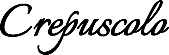 Vorschau des Bootsnamens "Crepuscolo" als Schriftzug für "Bootsbeschriftung Klassisch 58"