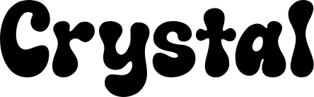 Vorschau des Bootsnamens "Crystal" als Schriftzug für "Bootsbeschriftung Neu 62"