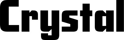 Vorschau des Bootsnamens "Crystal" als Schriftzug für "Bootsbeschriftung Neu 11"