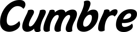 Vorschau des Bootsnamens "Cumbre" als Schriftzug für "Bootsbeschriftung Klassisch 14"