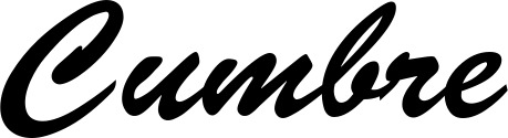 Vorschau des Bootsnamens "Cumbre" als Schriftzug für "Bootsbeschriftung Klassisch 03"