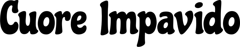 Vorschau des Bootsnamens "Cuore Impavido" als Schriftzug für "Bootsbeschriftung Klassisch 53"