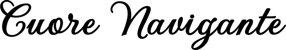 Vorschau des Bootsnamens "Cuore Navigante" als Schriftzug für "Bootsbeschriftung Klassisch 69"