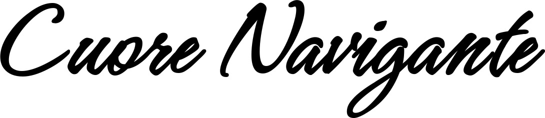Vorschau des Bootsnamens "Cuore Navigante" als Schriftzug für "Bootsbeschriftung Klassisch 71"