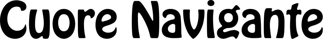 Vorschau des Bootsnamens "Cuore Navigante" als Schriftzug für "Bootsbeschriftung Fett 01"