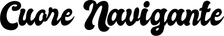 Vorschau des Bootsnamens "Cuore Navigante" als Schriftzug für "Bootsbeschriftung Klassisch 41"