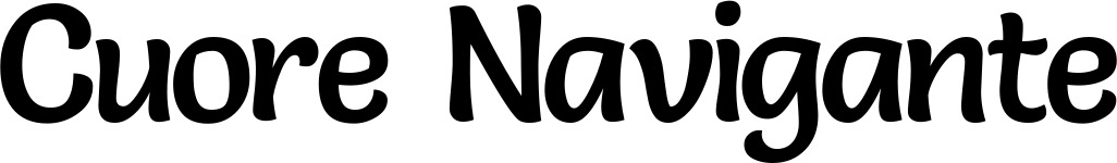 Vorschau des Bootsnamens "Cuore Navigante" als Schriftzug für "Bootsbeschriftung Klassisch 94"