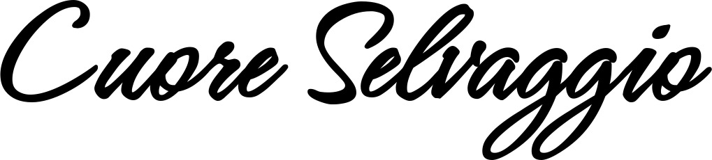 Vorschau des Bootsnamens "Cuore Selvaggio" als Schriftzug für "Bootsbeschriftung Klassisch 71"