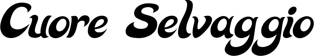 Vorschau des Bootsnamens "Cuore Selvaggio" als Schriftzug für "Bootsbeschriftung Klassisch 33"