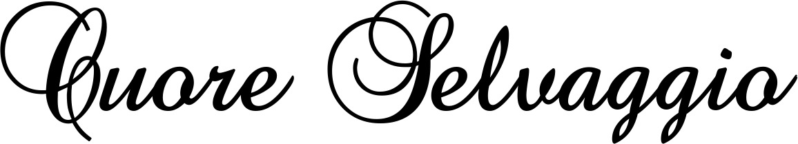 Vorschau des Bootsnamens "Cuore Selvaggio" als Schriftzug für "Bootsbeschriftung Klassisch 02-A"