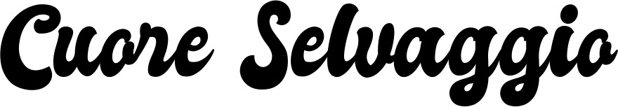 Vorschau des Bootsnamens "Cuore Selvaggio" als Schriftzug für "Bootsbeschriftung Klassisch 41"