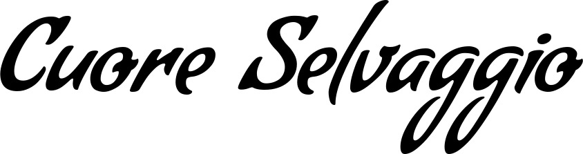 Vorschau des Bootsnamens "Cuore Selvaggio" als Schriftzug für "Bootsbeschriftung Klassisch 57"