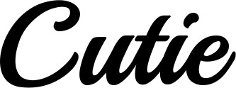 Bootsname 'Cutie' angezeigt als 'Bootsbeschriftung Klassisch 86'