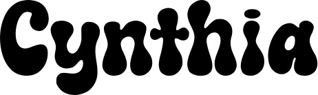 Vorschau des Bootsnamens "Cynthia" als Schriftzug für "Bootsbeschriftung Neu 62"