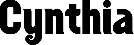 Vorschau des Bootsnamens "Cynthia" als Schriftzug für "Bootsbeschriftung Neu 32"