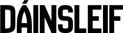 Vorschau des Bootsnamens "Dáinsleif" als Schriftzug für "Bootsbeschriftung Neu 58"