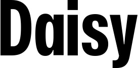 Vorschau des Bootsnamens "Daisy" als Schriftzug für "Bootsbeschriftung Fett 25"