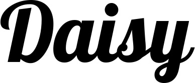 Vorschau des Bootsnamens "Daisy" als Schriftzug für "Bootsbeschriftung Neu 60"