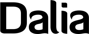 Vorschau des Bootsnamens "Dalia" als Schriftzug für "Bootsbeschriftung Normal 06"