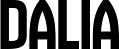 Vorschau des Bootsnamens "Dalia" als Schriftzug für "Bootsbeschriftung Neu 58"