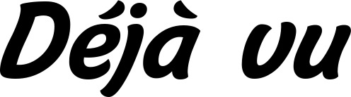 Vorschau des Bootsnamens "Déjà vu" als Schriftzug für "Bootsbeschriftung Klassisch 14"