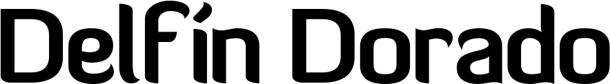 Vorschau des Bootsnamens "Delfín Dorado" als Schriftzug für "Bootsbeschriftung Normal 06"