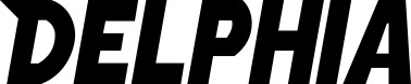Vorschau des Bootsnamens "Delphia" als Schriftzug für "Bootsbeschriftung Neu 15"