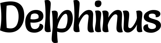 Vorschau des Bootsnamens "Delphinus" als Schriftzug für "Bootsbeschriftung Klassisch 94"