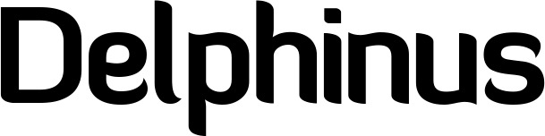Vorschau des Bootsnamens "Delphinus" als Schriftzug für "Bootsbeschriftung Normal 06"